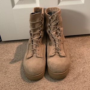 Original combat Army boots worn in Iraq